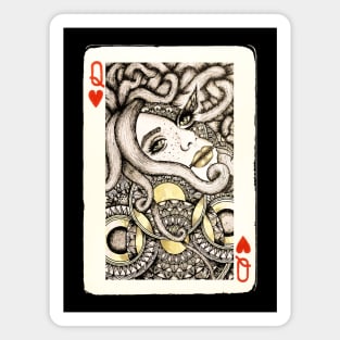 Queen of hearts Magnet